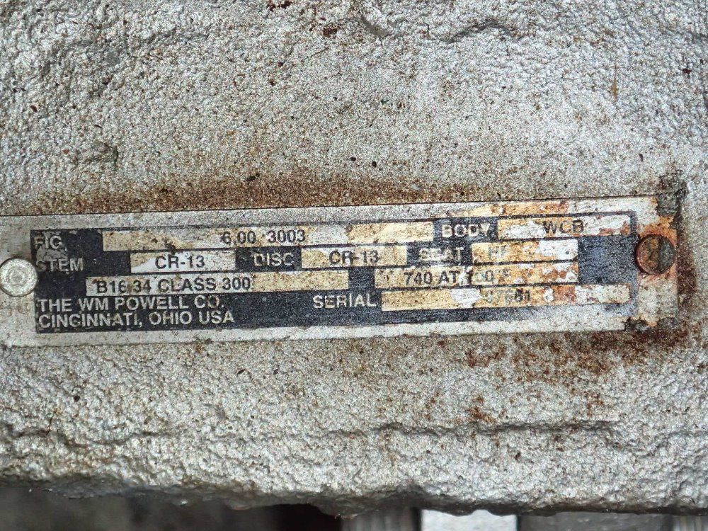 The W.m. Powell Co. Valve