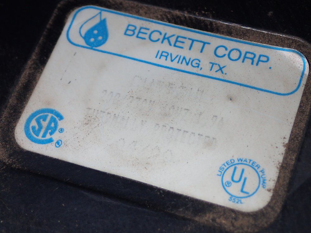 Beckett Corp. Pump