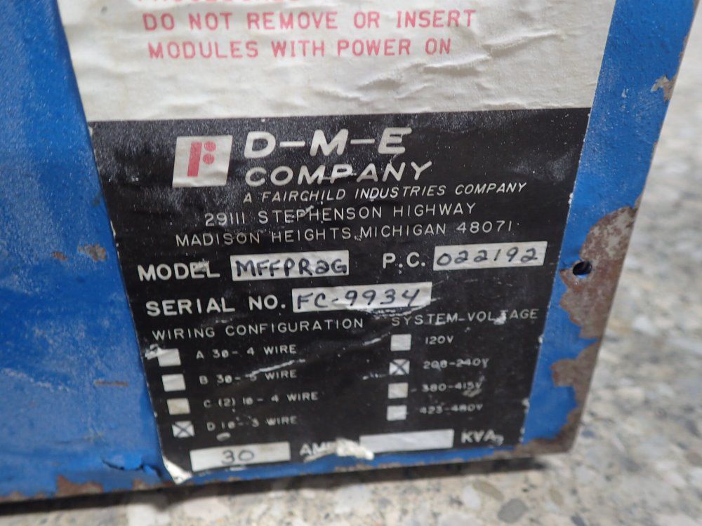 Dme Temperature Controller