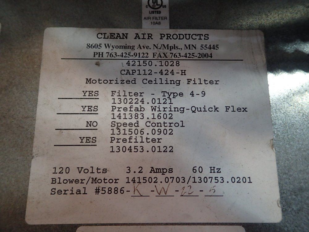 Camfil / Farr Filter Units
