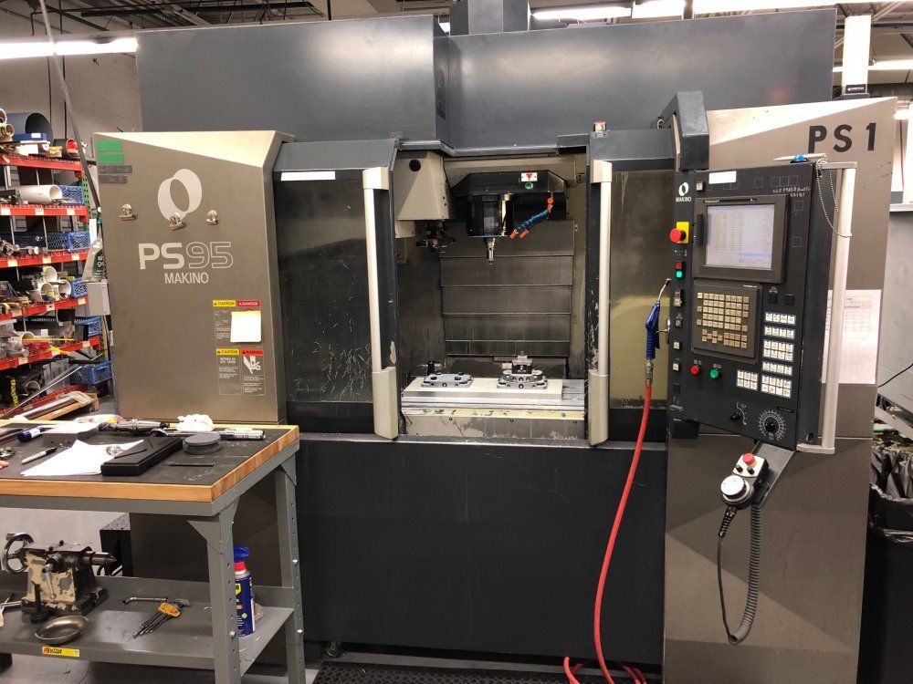 Makino 20"x46" Table 5 Axis Cnc Vertical Machining Center - Ps95