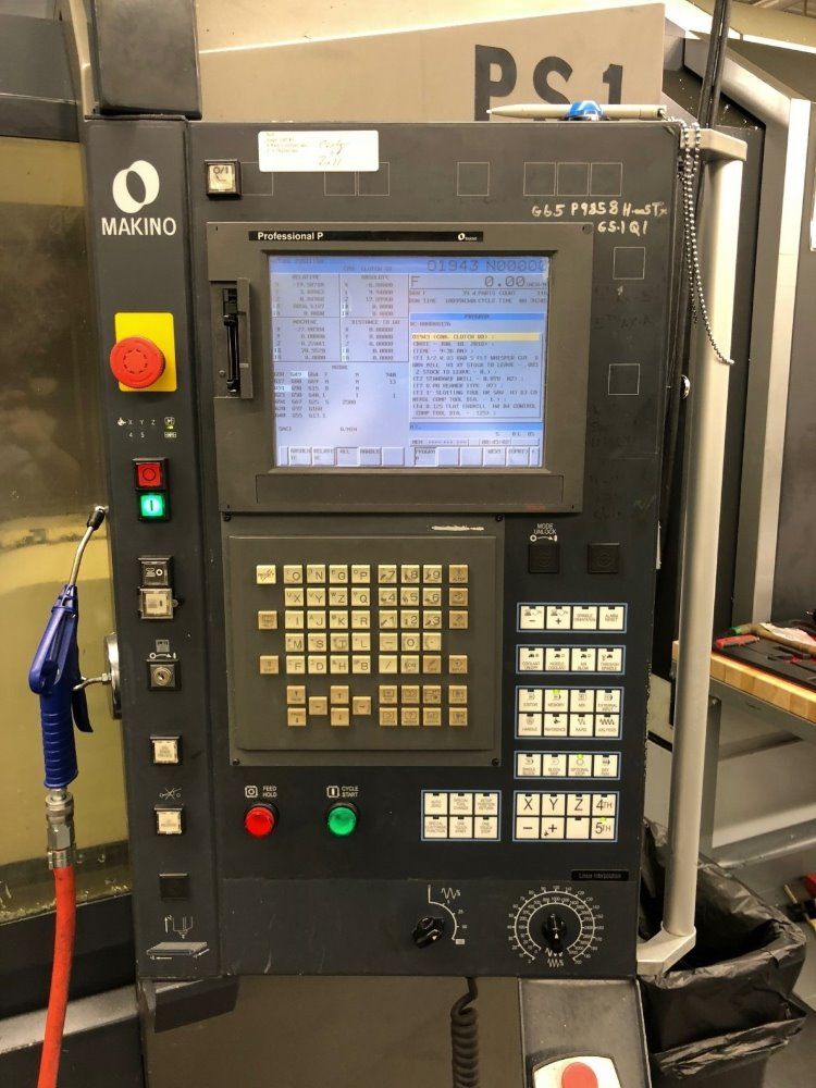 Makino 20"x46" Table 5 Axis Cnc Vertical Machining Center - Ps95