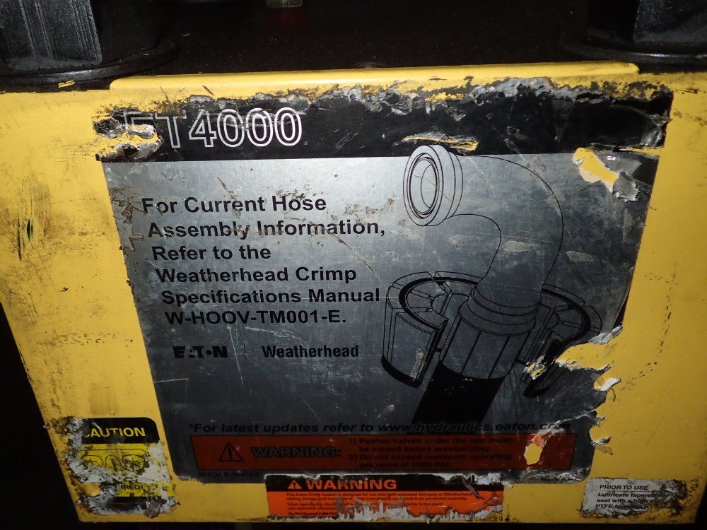 Weatherhead Hydraulic Hose Crimper