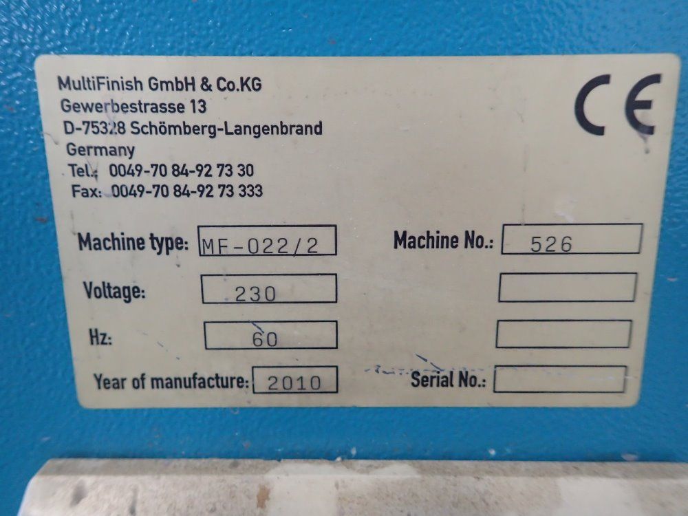 Multifinish Deburring Unit