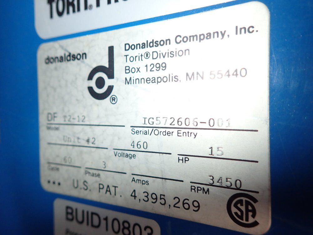 Donaldson / Torit Dust Collector