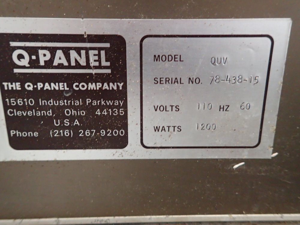 Q Panel Accelerated Weathering Tester
