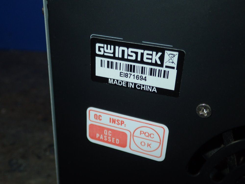 Gw Instek Power Supply
