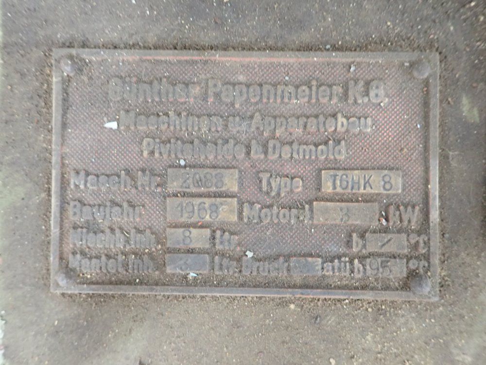 Gunther Papenmeier Mixer