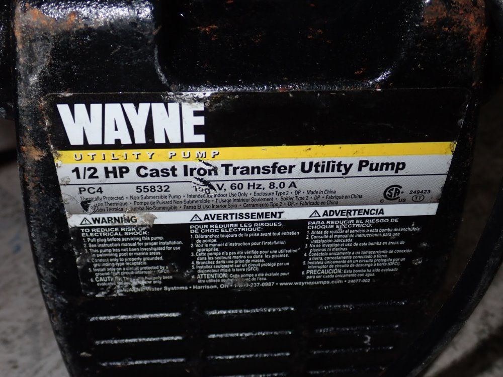 Wayne Portable Utility Pump