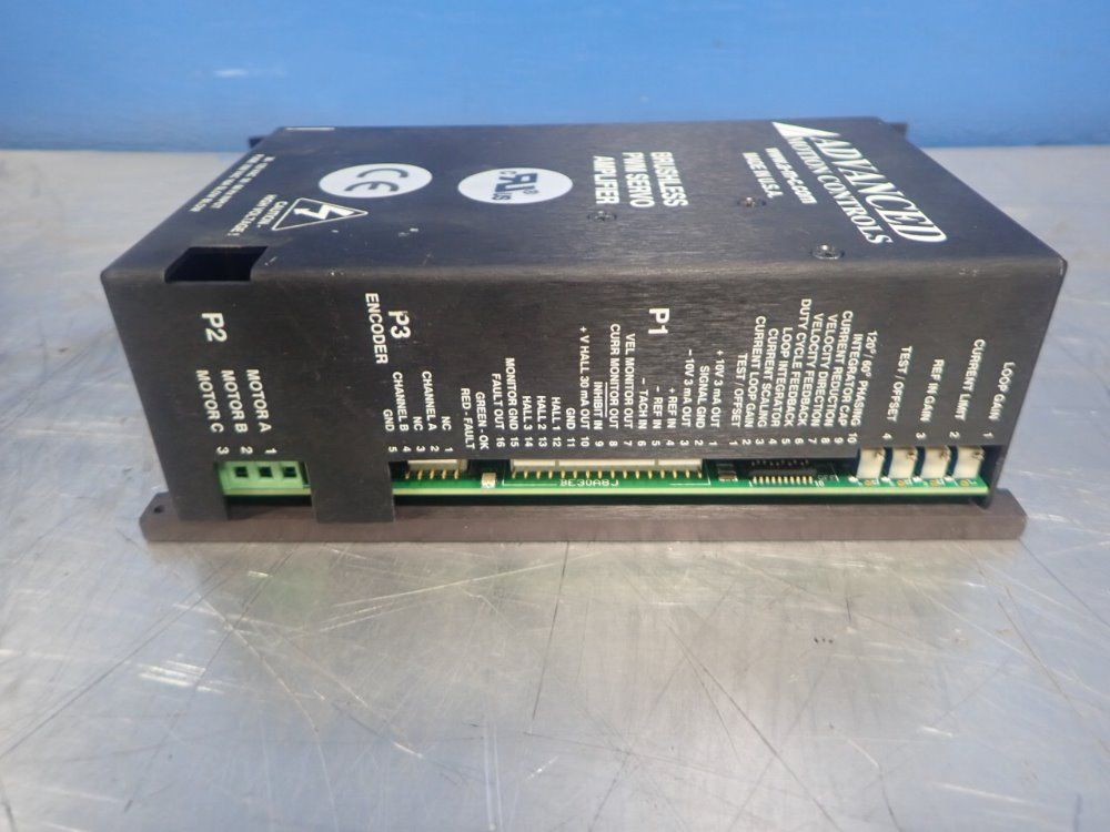 Advanced Motion Controls Brushless Pwm Servo Amplifier