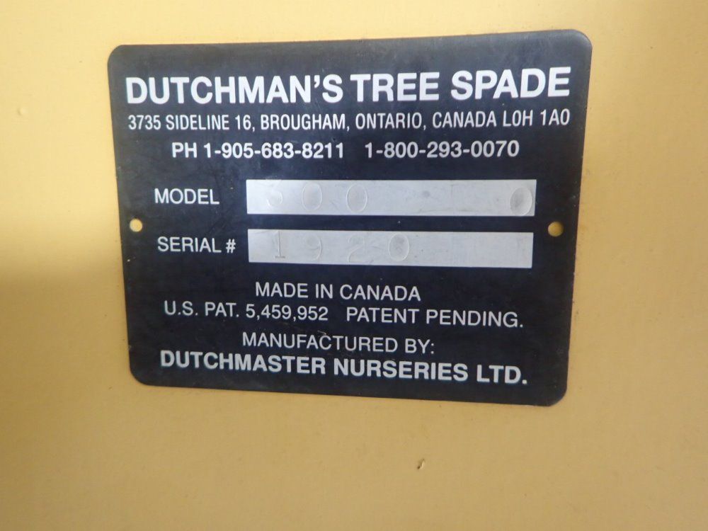 Dutchmans Tree Spade Attachment