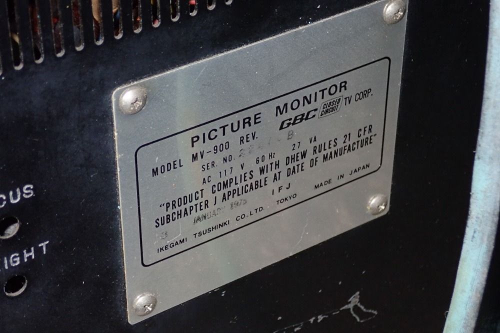 Ikegami Tsushinki Picture Monitor