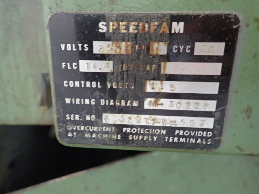 Speedfam Lapping Machine