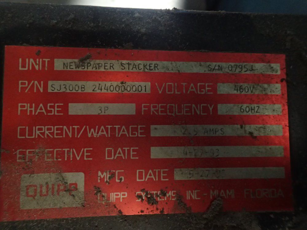 Quipp Newspaper Stacker