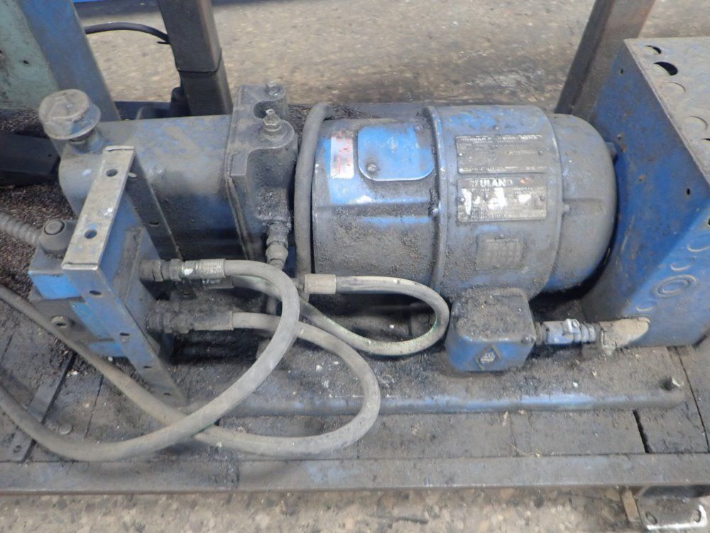 W.a. Whitney Hydraulic Cut-off Press