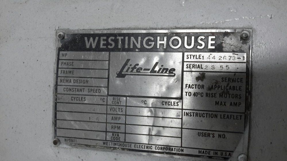 Adamson 150 Hp 60" Rubber Mill