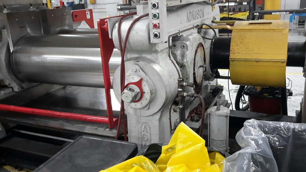 Adamson 150 Hp 60" Rubber Mill