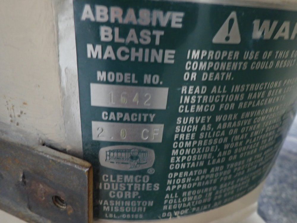 Clemco/zero Rotary Shot Blast Cabinet