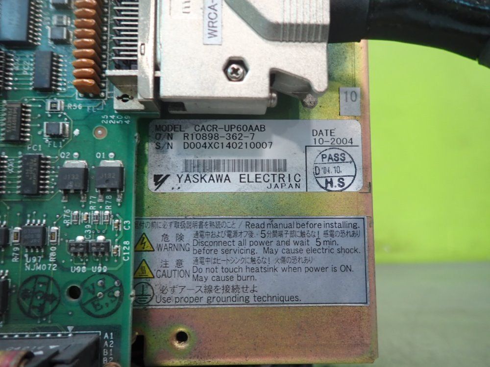 Yaskawa Cacr-up60aab Robot Servo Amplifier - Cacr-up60aab