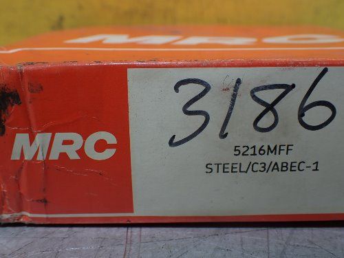 Mrc Mrc 5216mff Double Row Angular Contact Bearing 80mm Id 140mm Od 172 Width