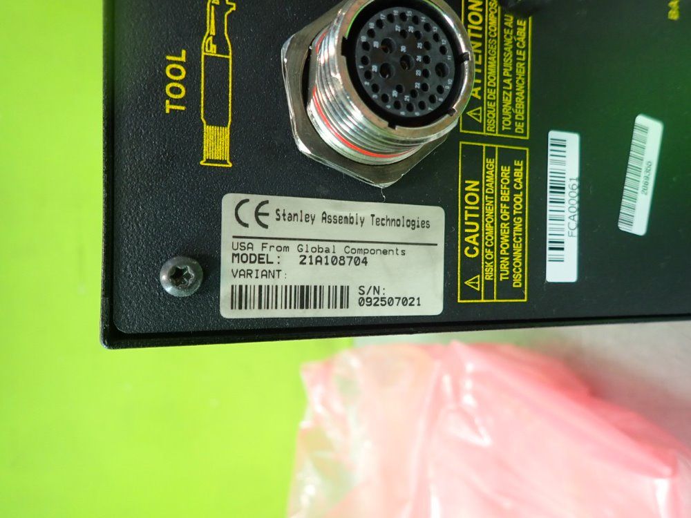 Stanley , 21a108704 Torque Controller Repaired - 21a108704