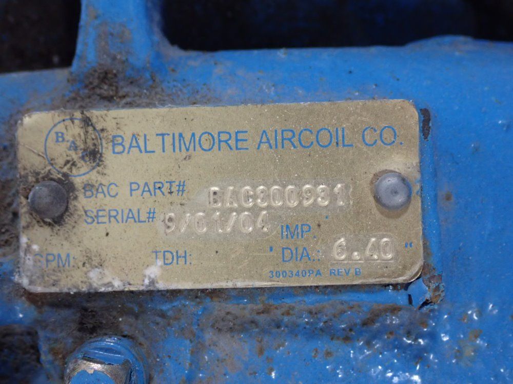 Baltimore Air Coil Pump