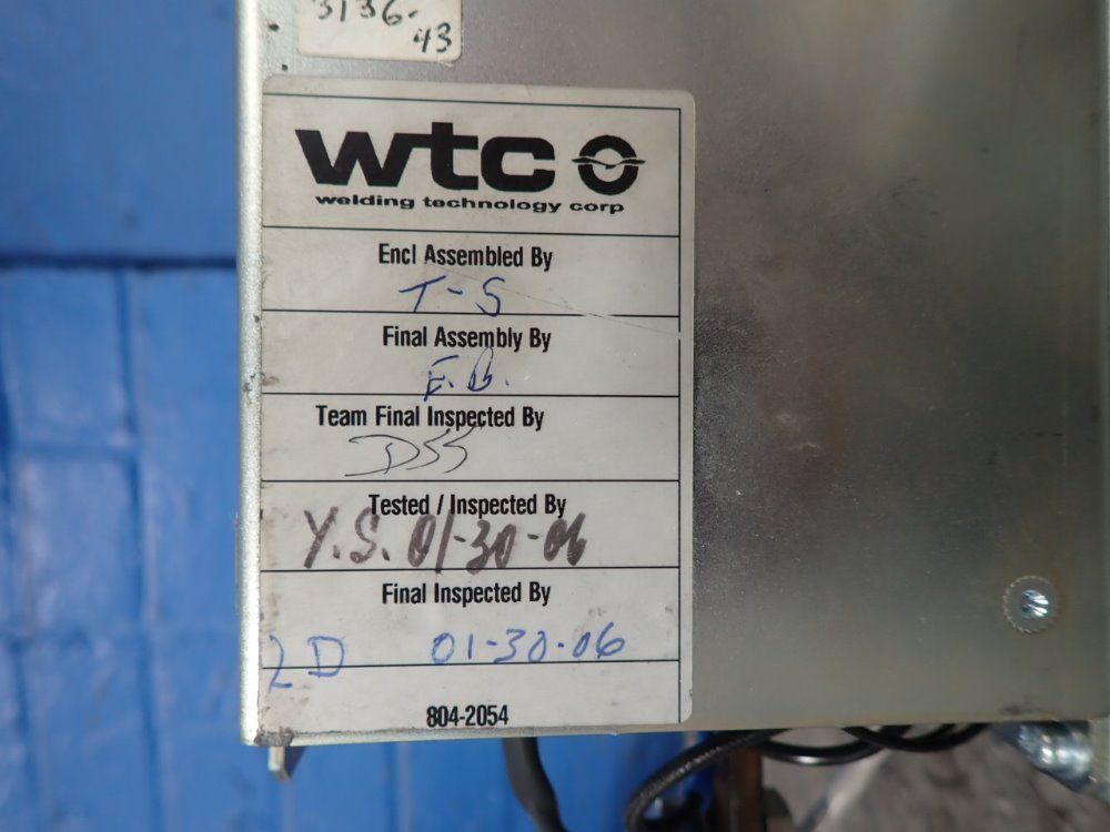 Welding Technolgy Corp Electrical Assembly