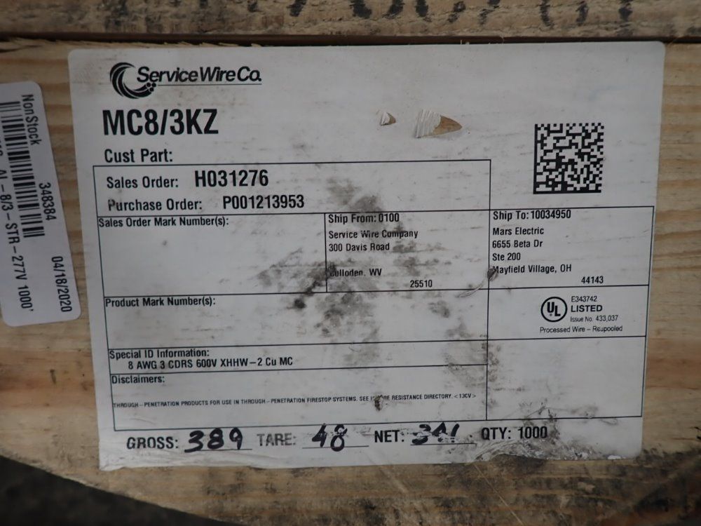 Service Wire Company Metal Clad Cable