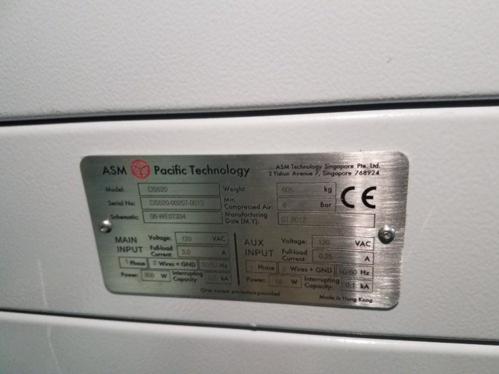 Asm Pacific Technology Dipsensing System