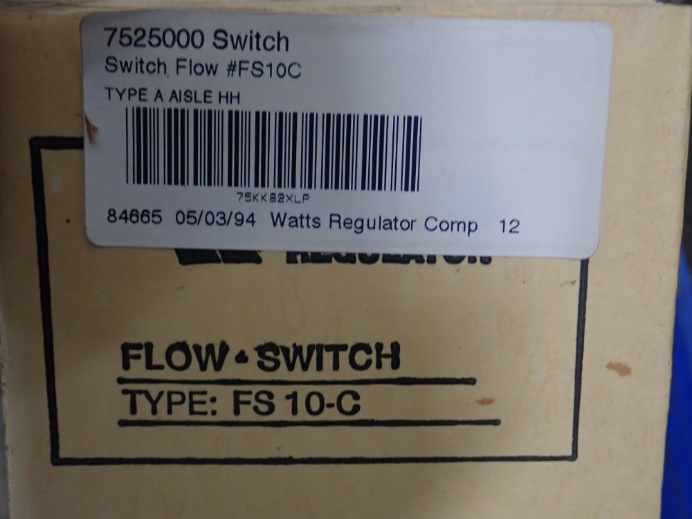 Watts/ Sporlan Flow Switch/ Coil Kit