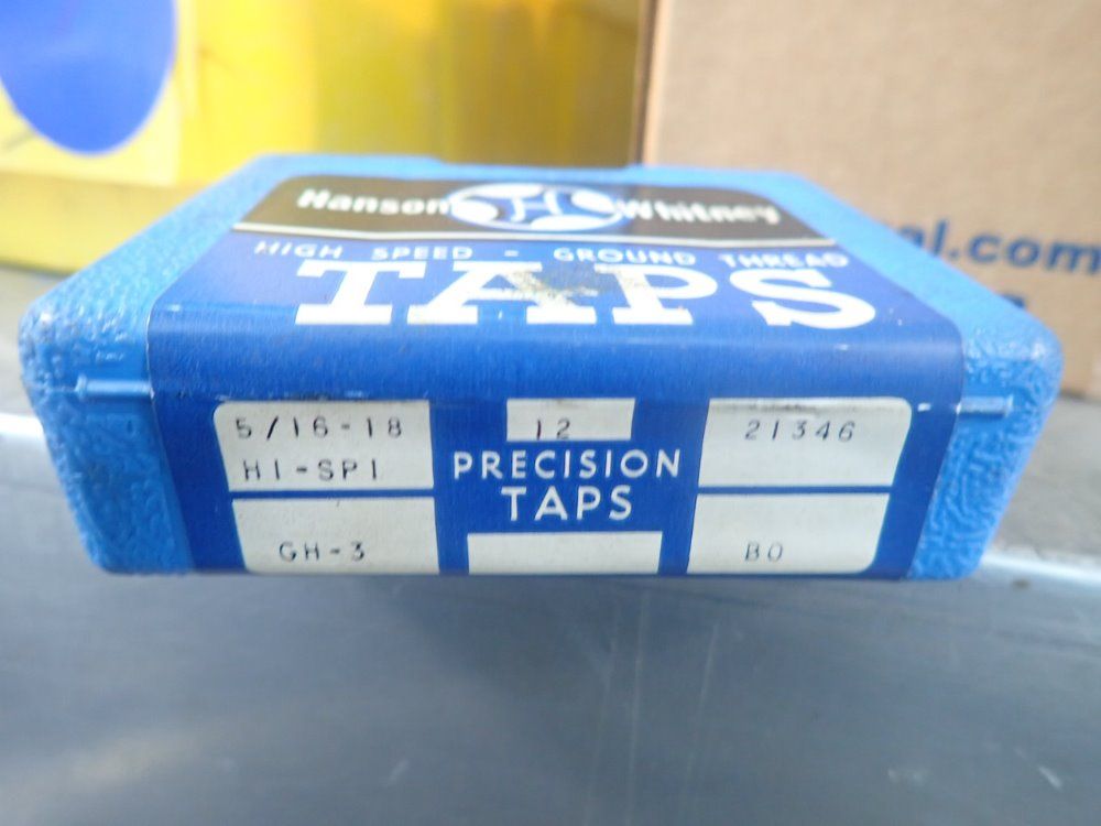 Hanson Whitney Precision Taps