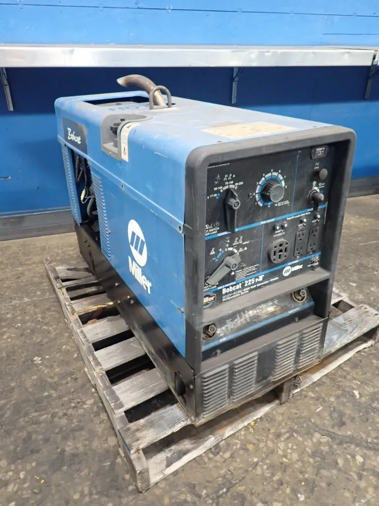 Miller 8kw 225a Bobcat 225 Gasoline Welder / Generator - Bobcat 225