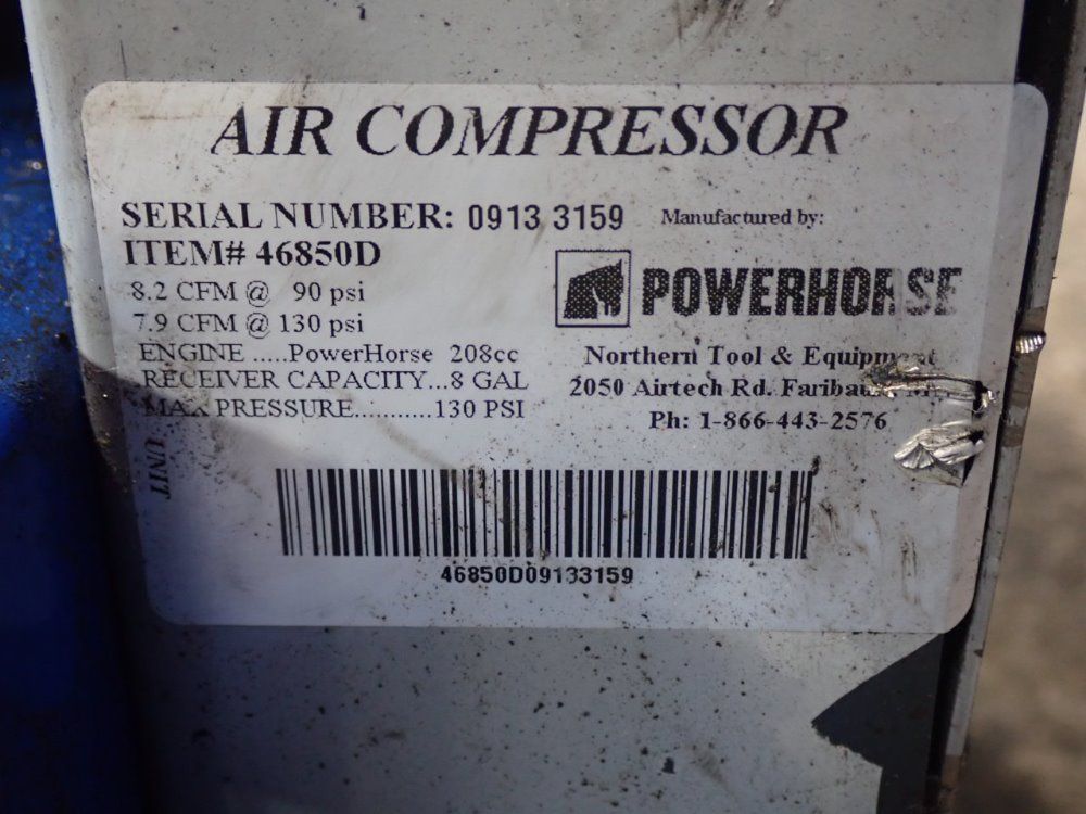 Powerhorse Gasoline Air Compressor