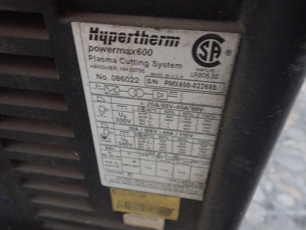 Hypertherm Plasma Cutter