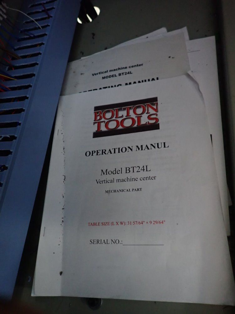 Bolton Tools 9" X 24" Vmc24l Cnc Vmc - Vmc24l