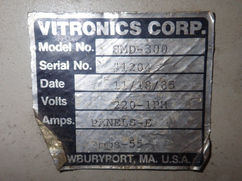 Vitronics Conveyor Oven