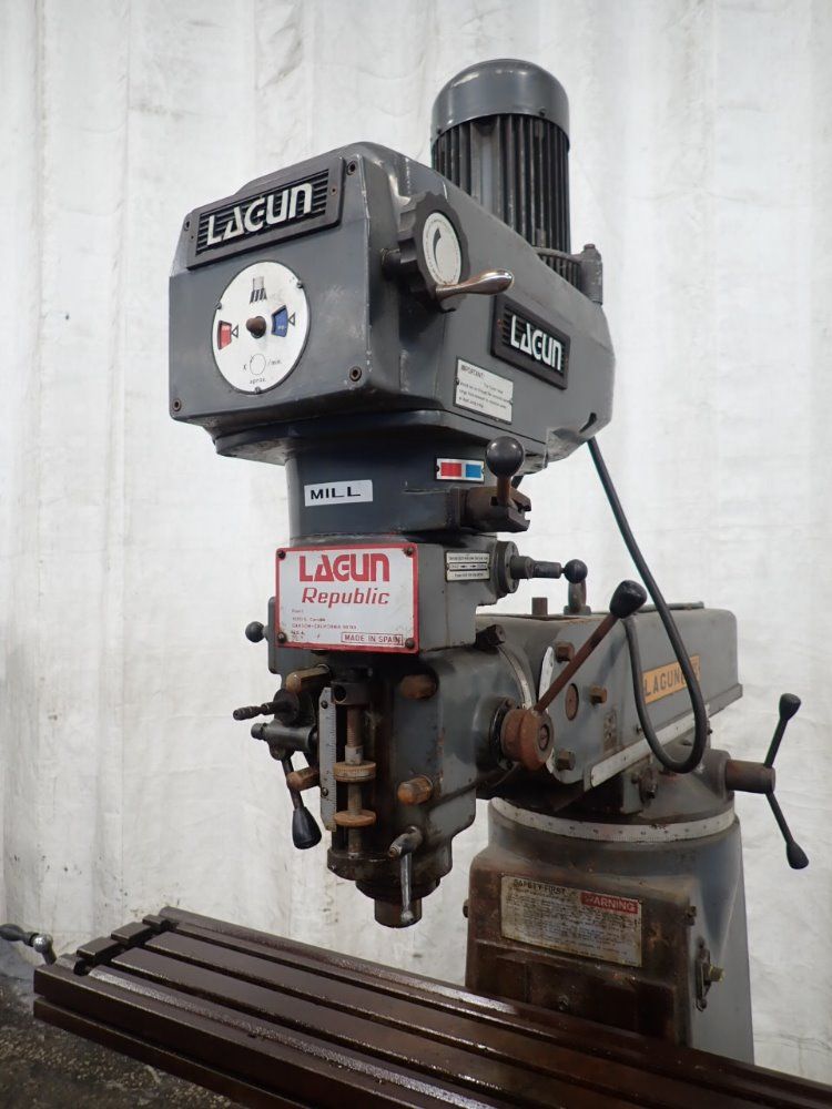 Lagun 10" X 50" Ftv-25 Vertical Mill - Ftv-25
