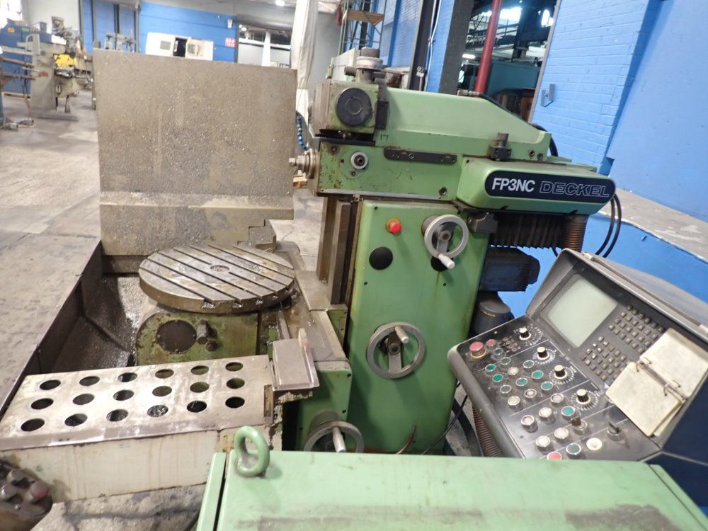 Deckel 20" Fp3nc Cnc Universal Mill - Fp3nc