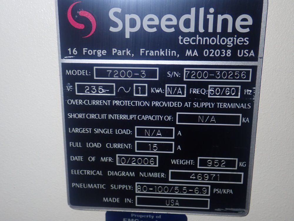 Speedline/ Camalot Dispenser