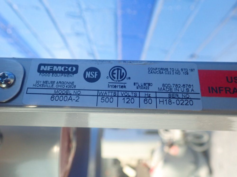 Nemco Infrared Heat Lamp