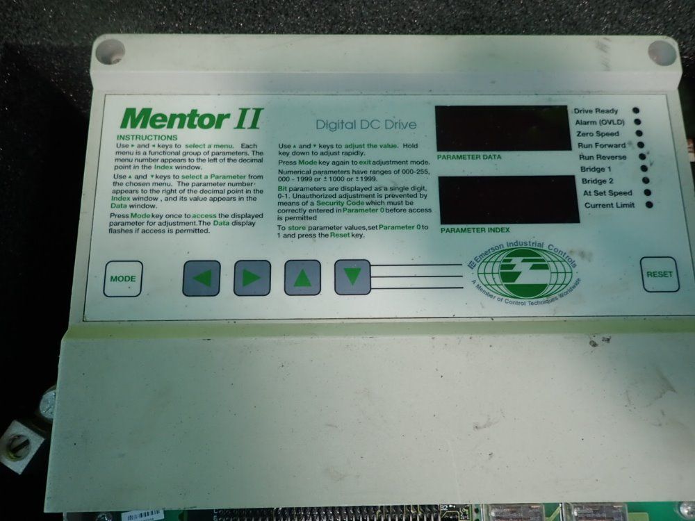 Control Techniques Mentor Ii Digital Dc Drive Fxm5 Field Controller Unit - Mentor Ii