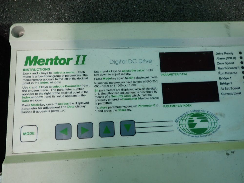 Control Techniques Mentor Ii Digital Dc Drive Fxm5 Field Controller Unit - Mentor Ii