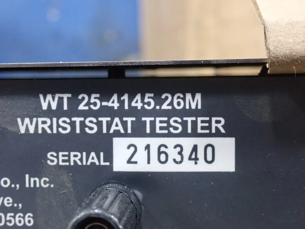 Walter G Legge Co. Inc Wristats Tester