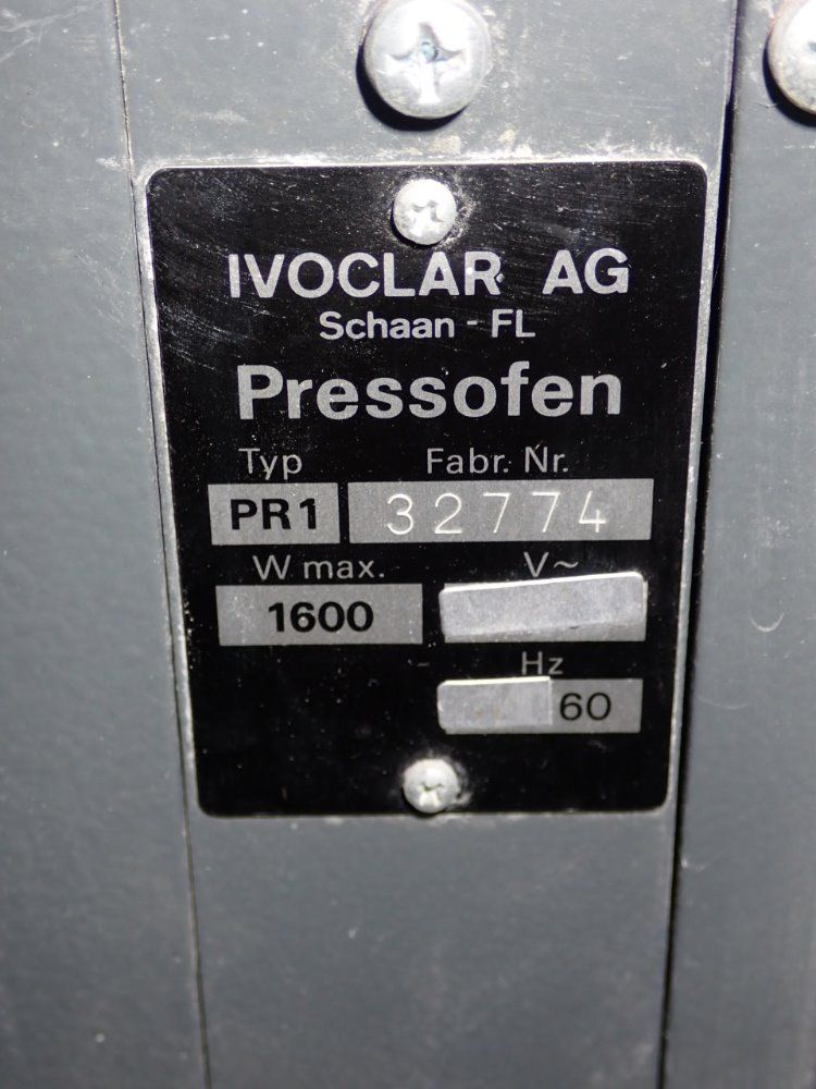 Ivoclar Pressofen Dental Lab Furnace