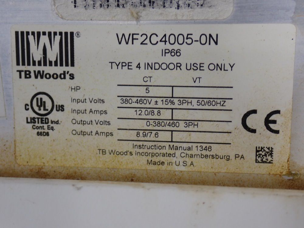 Tb Woods Sensorless Vector Drive