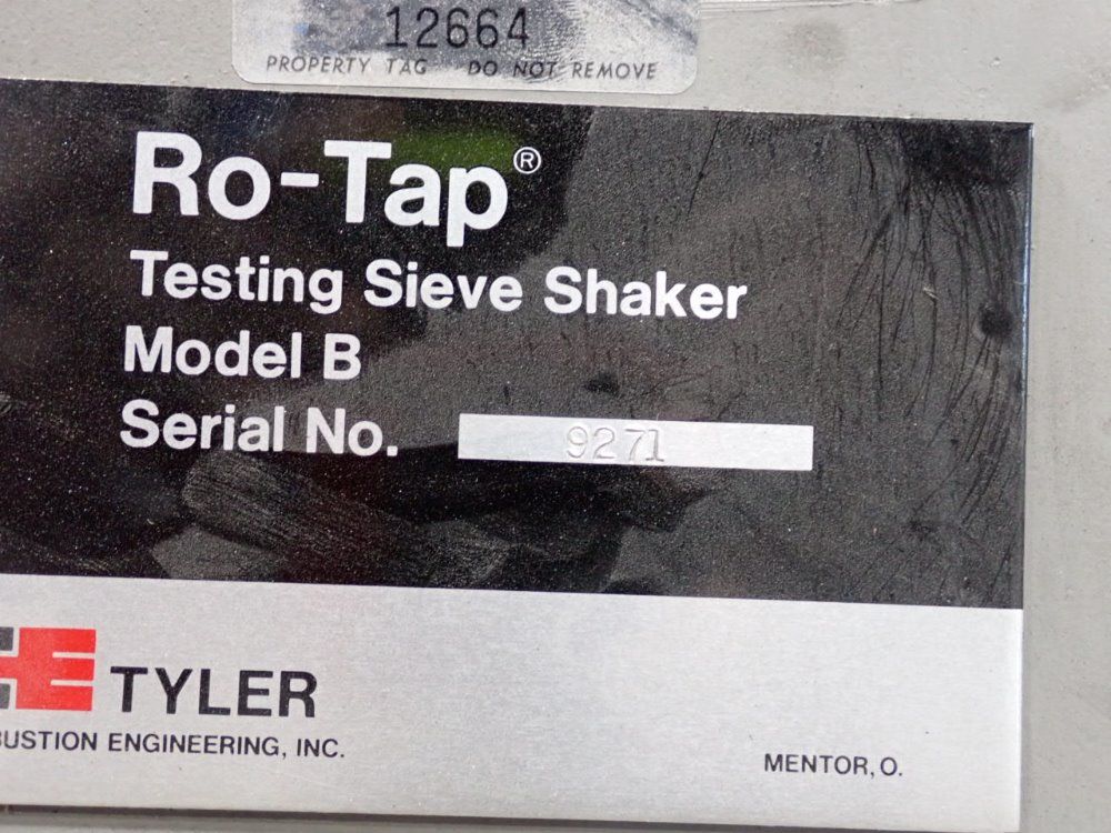 Combustion Engineering Testing Sieve Shaker