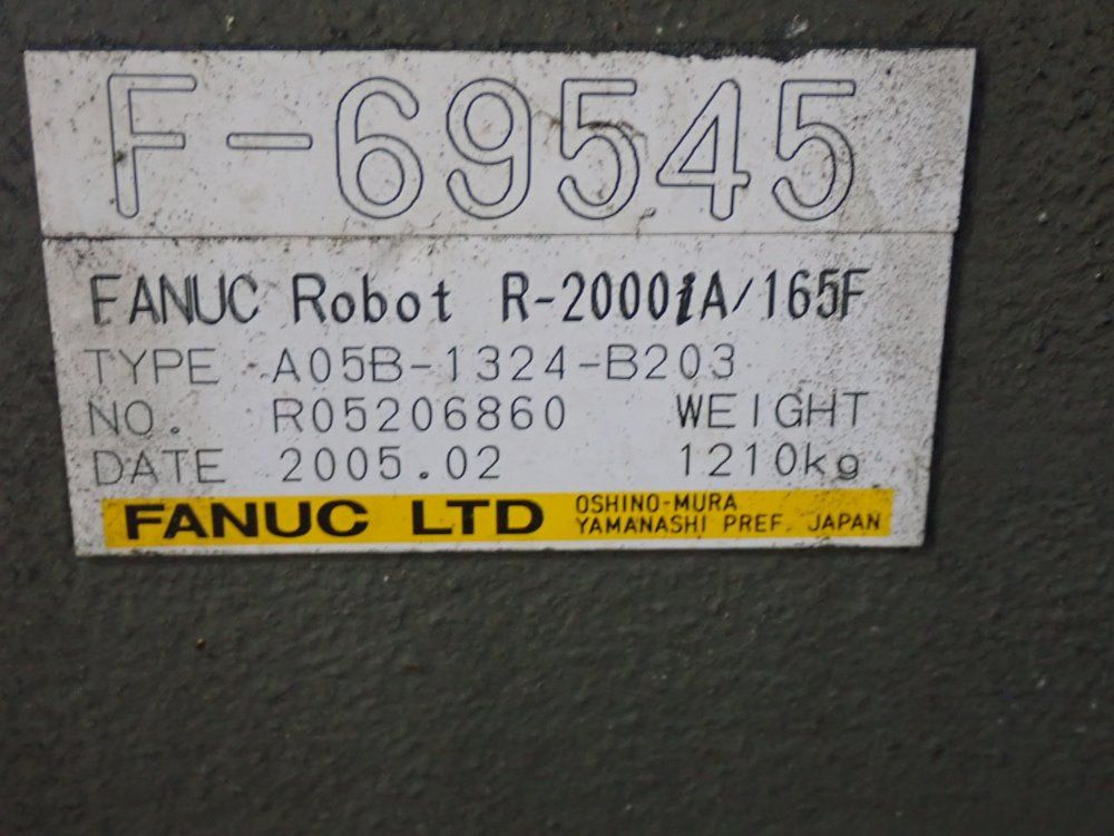 Fanuc R-2000ia/165f Robot - A05b-1324-b203