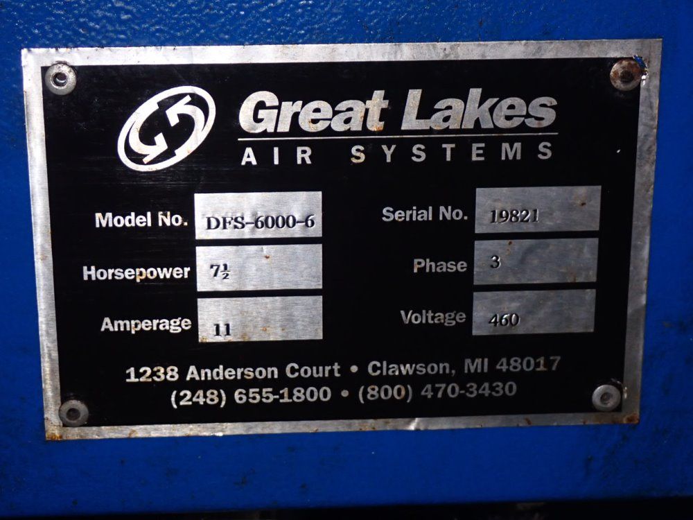 Robovent 7.5 Hp Dfs-6000-6 Dust Collector - Dfs-6000-6