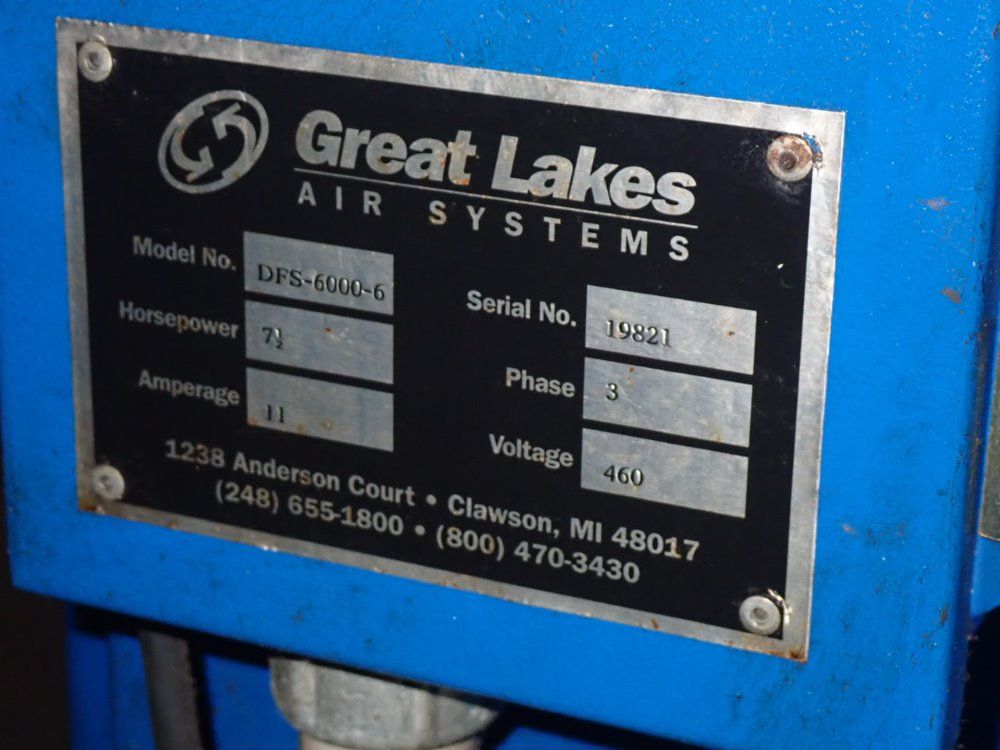 Robovent 7.5 Hp Dfs-6000-6 Dust Collector - Dfs-6000-6