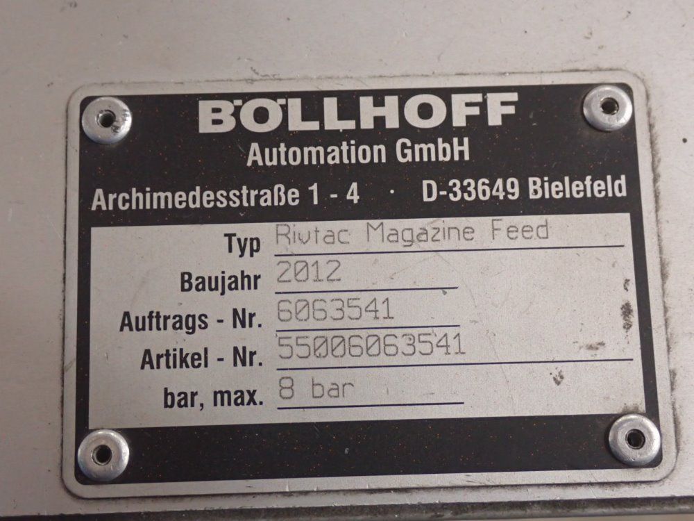 Bollhoff Rivtac Magazine Feed - Rivtac